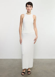 Boucle Knit Tank | Off White