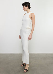 Boucle Knit Tank | Off White