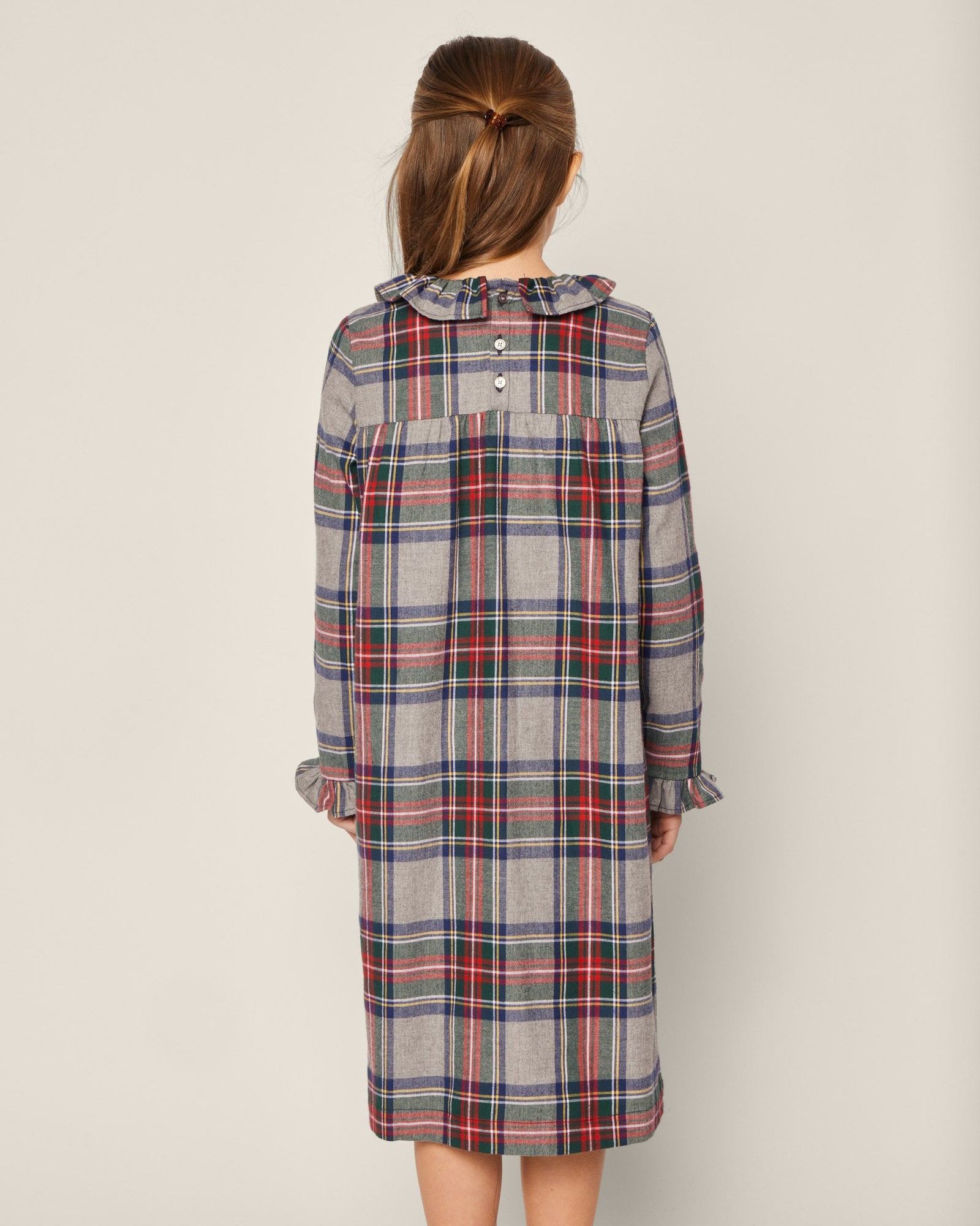 Girl's Brushed Cotton Scarlett Nightgown in Westminster Tartan in Westminster Tartan#Color_Westminster Tartan