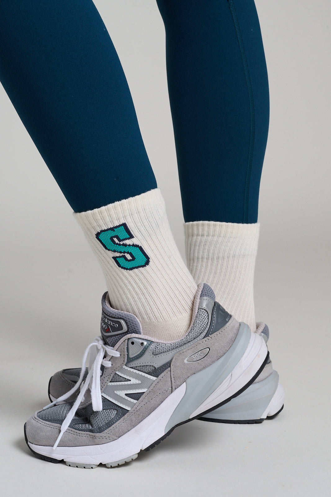 Soul by SoulCycle | Collegiate Half Calf Sock | Cream