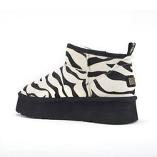 COSY ULTRA SHORT PLATFOAM BLACK ZEBRA - Australia Luxe Collective