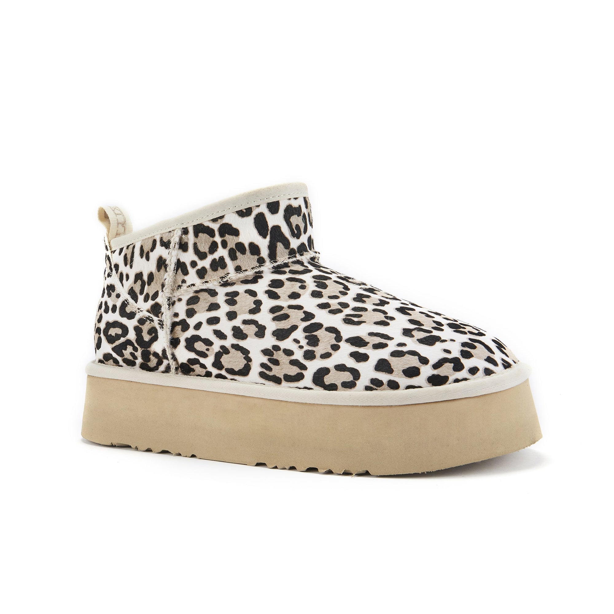 COSY ULTRA SHORT PLATFOAM SNOW LEOPARD - Australia Luxe Collective