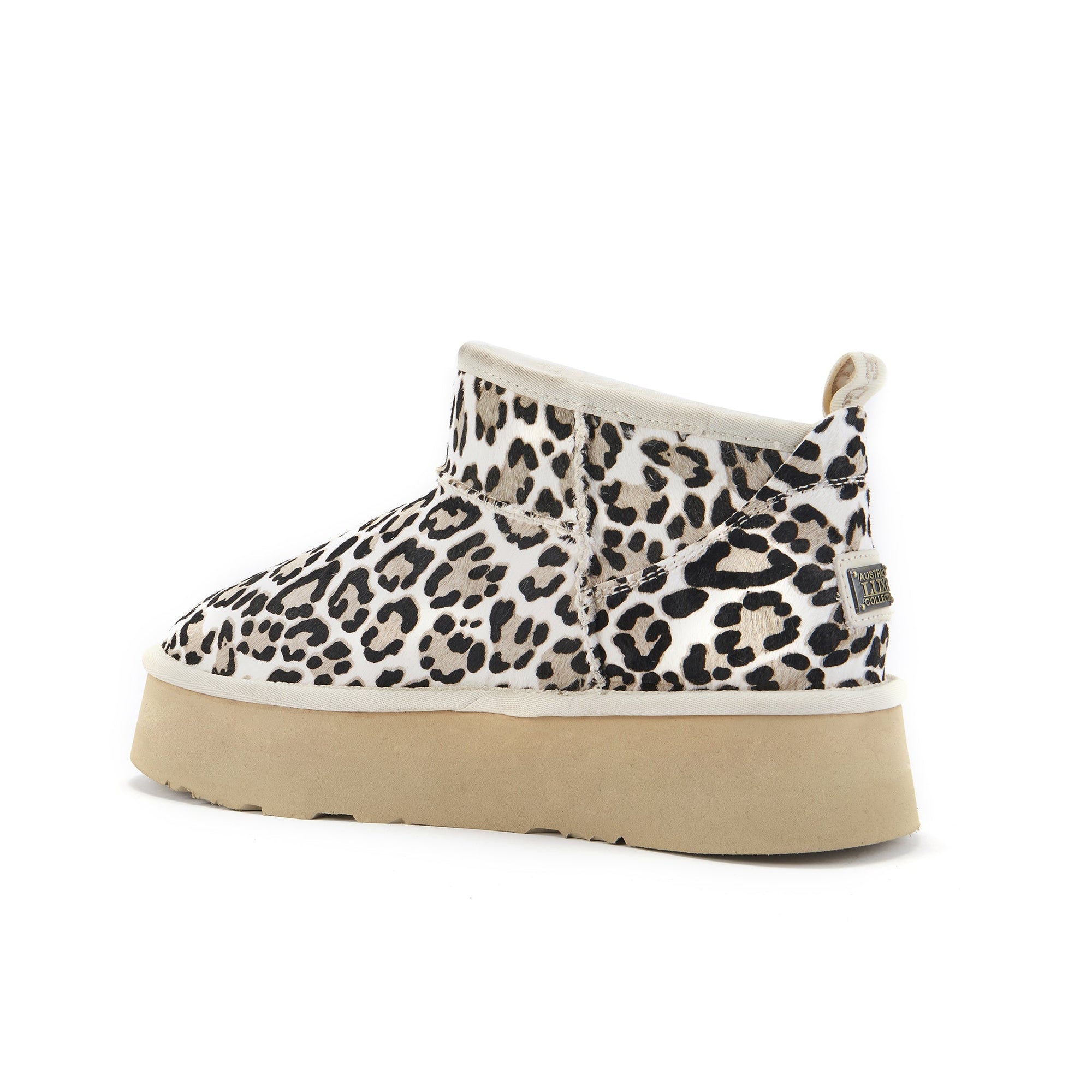 COSY ULTRA SHORT PLATFOAM SNOW LEOPARD - Australia Luxe Collective