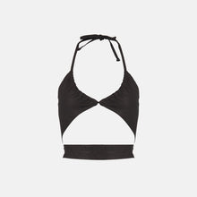 OW Swim CRETE Top Account 002 - Black Caviar