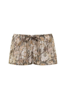 Low Rise Drawstring Short | Camo