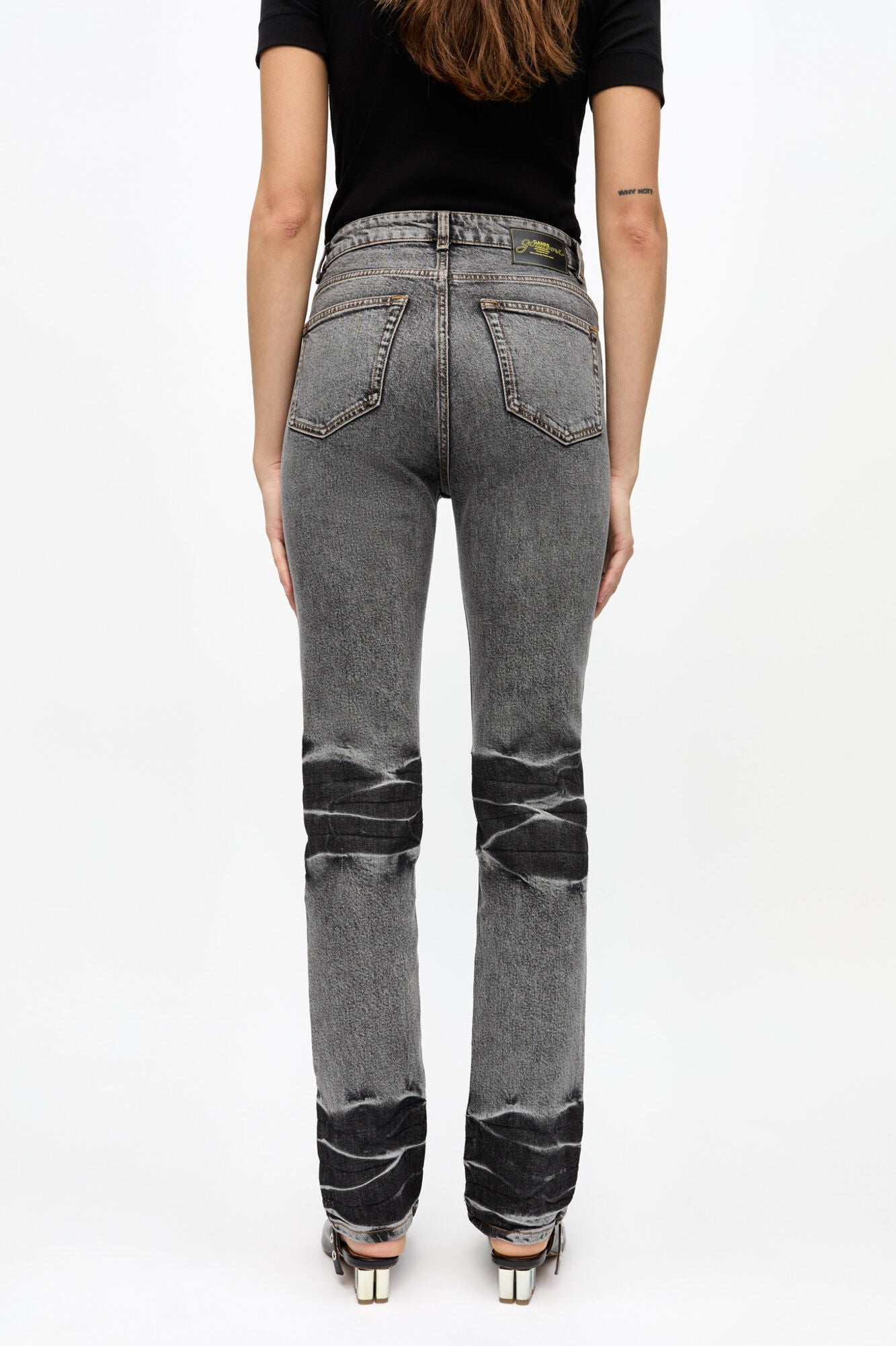Carri Jeans in Denim | Black Washed