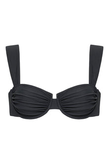 Bella Bikini Top | Charcoal