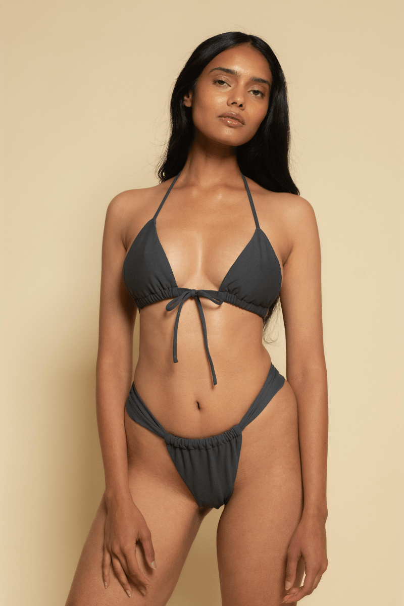 Sandra Bikini Bottom | Charcoal