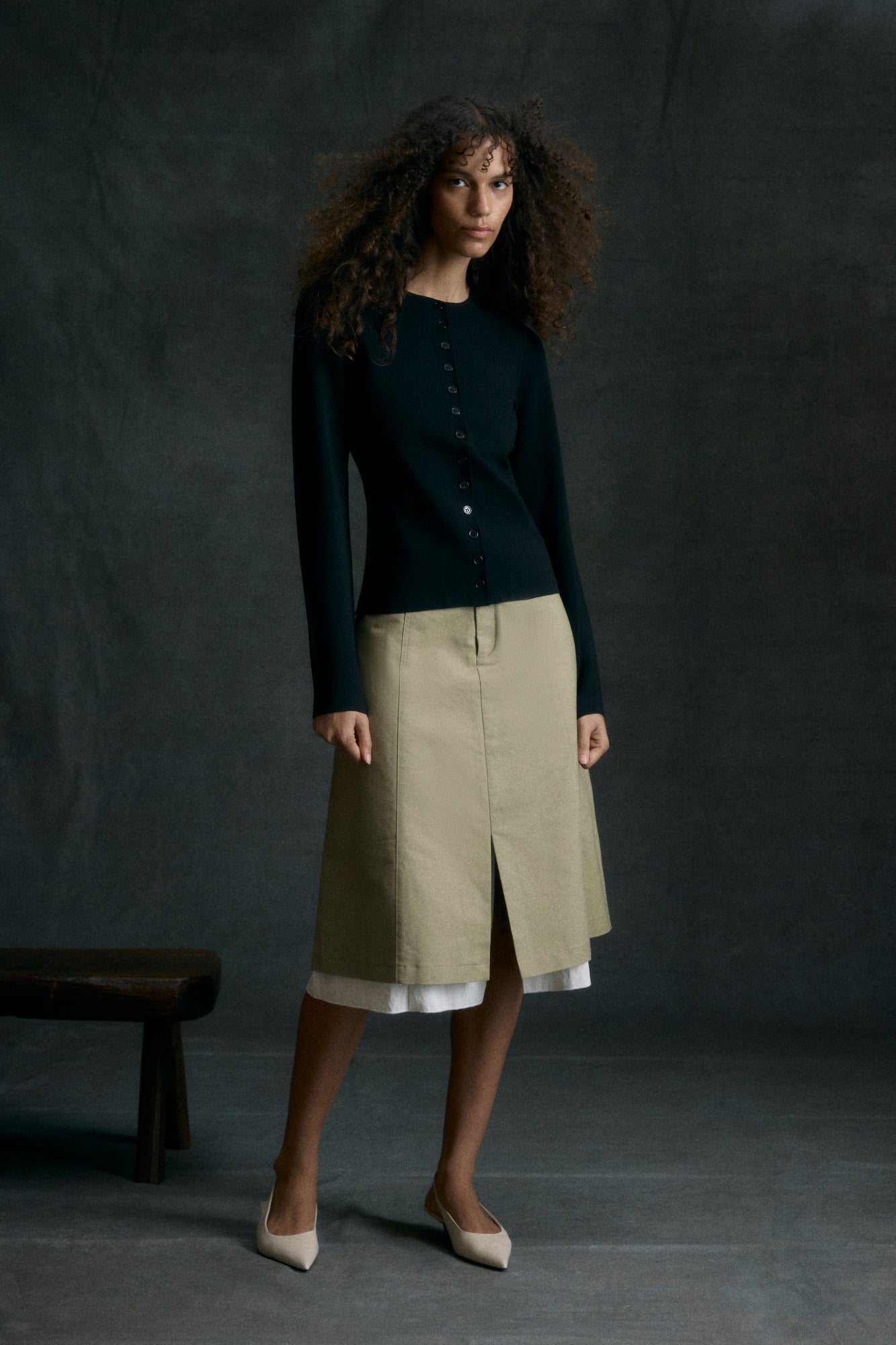 Shelby | Devon Layered Skirt in Size Extra Small