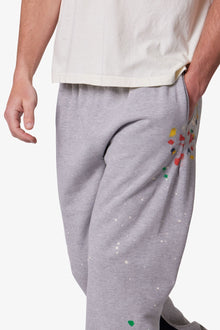 Contrast Bootcut Sweatpants | Grey
