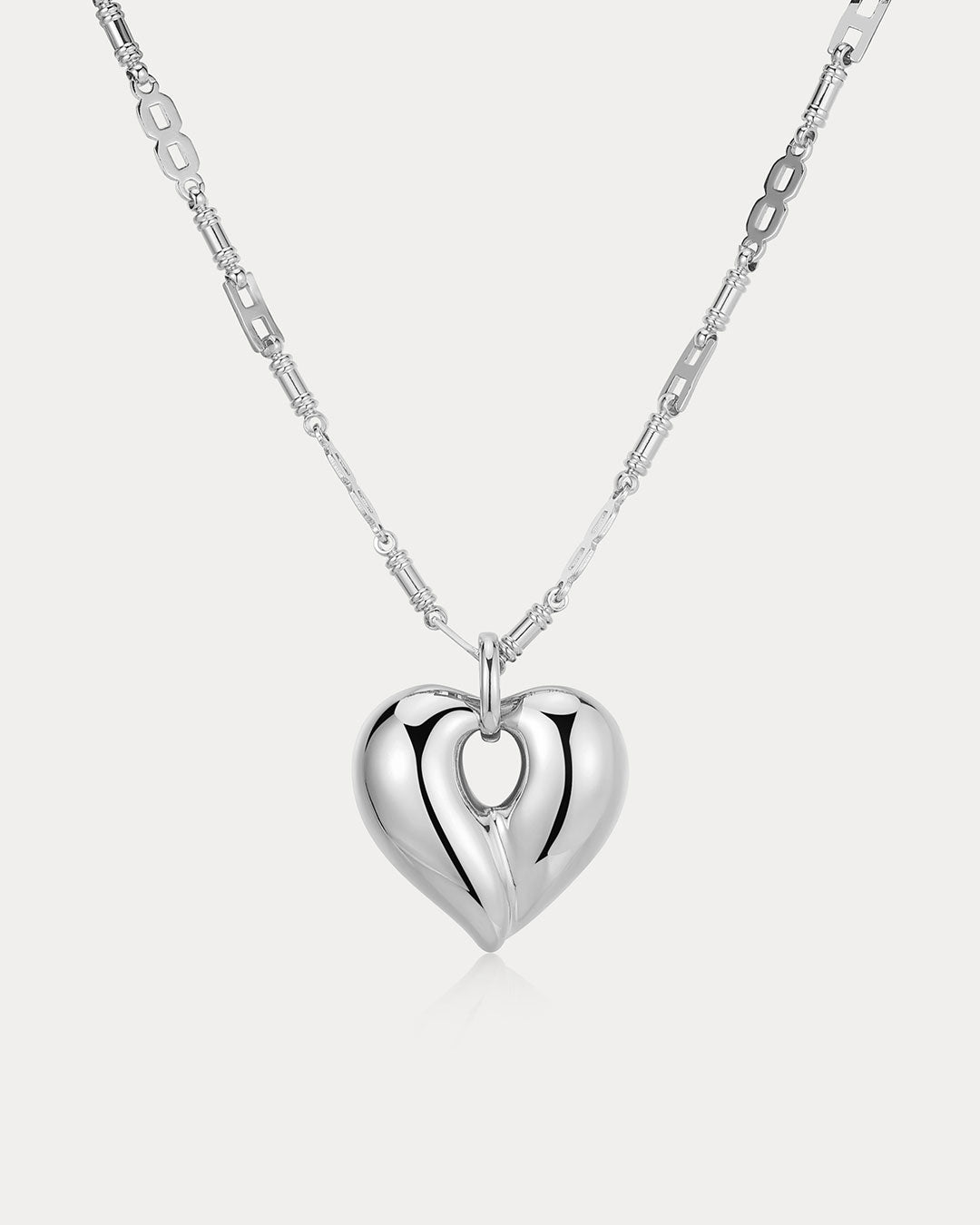 The Corazon Statement Necklace | Silver