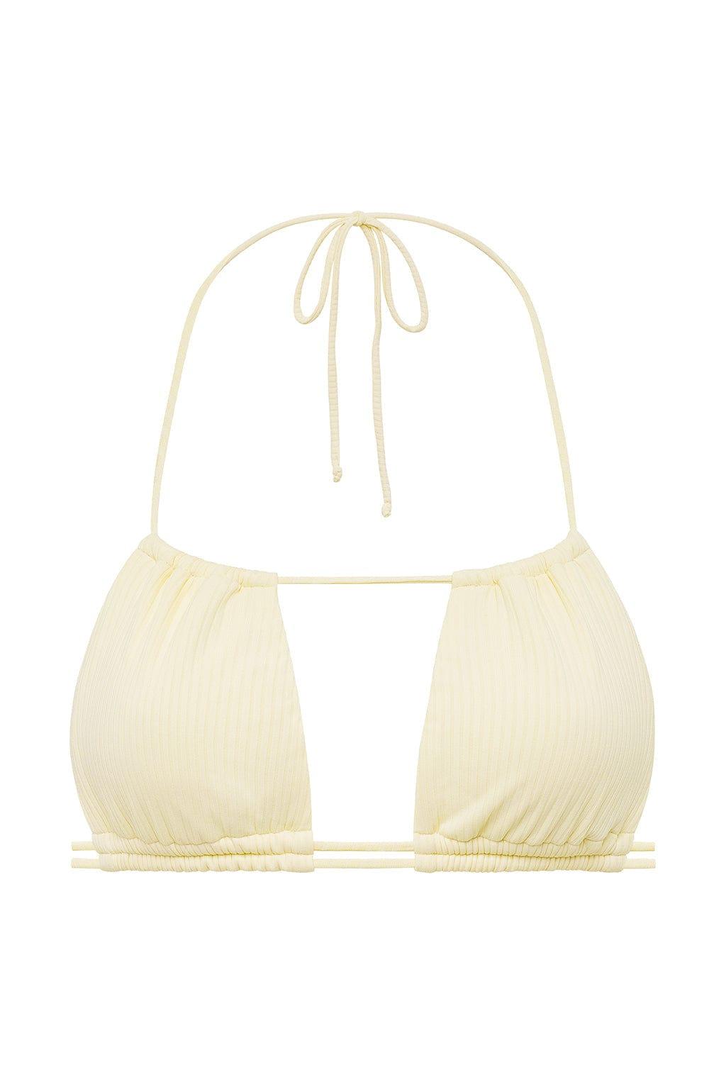 Brasil Bikini Top | Cream Rib