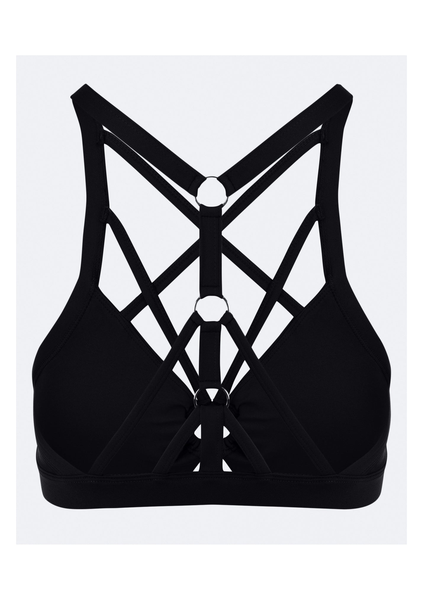 Criss Cross Front Top | Black