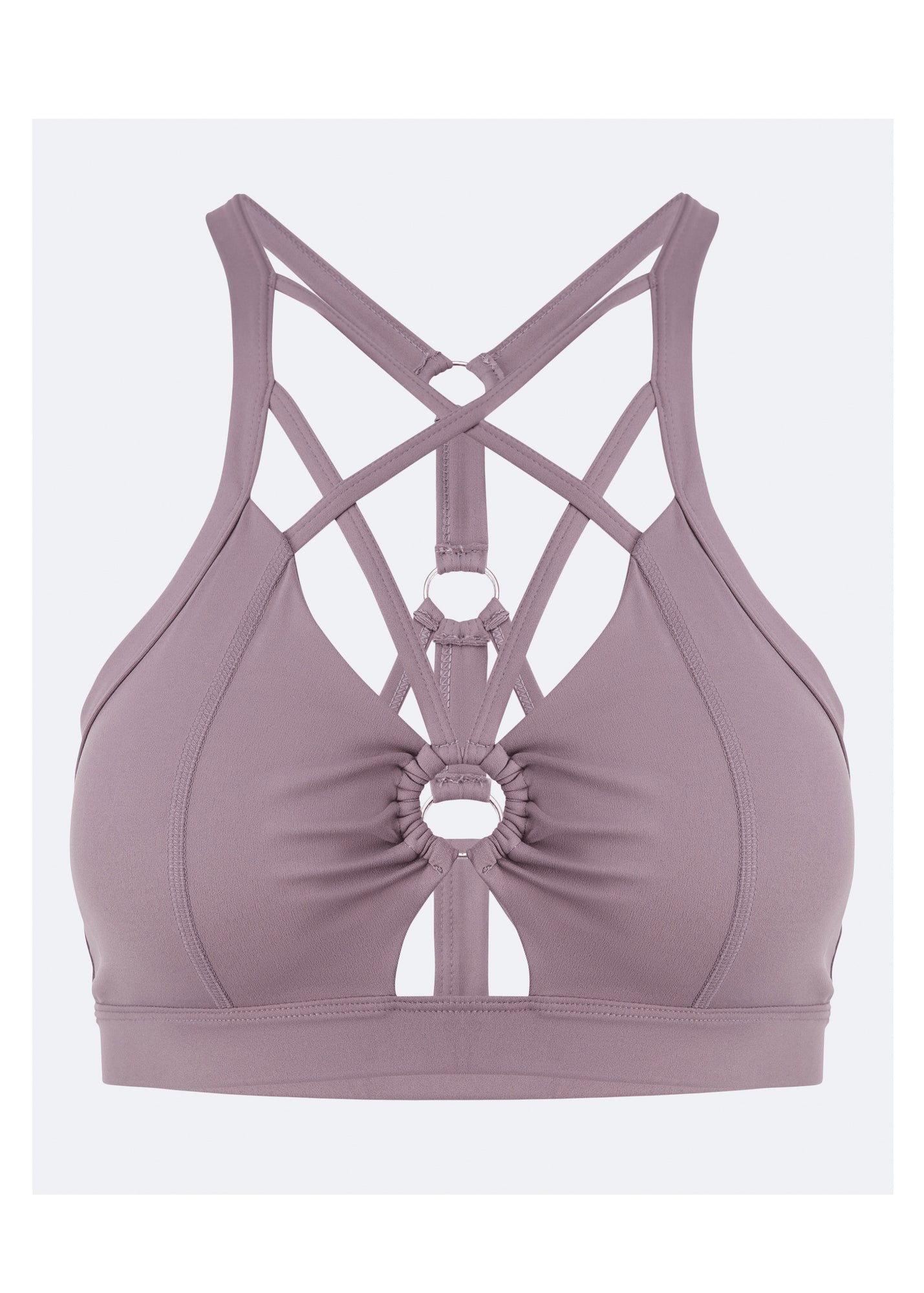 Criss Cross Front Top | Dusty Pink