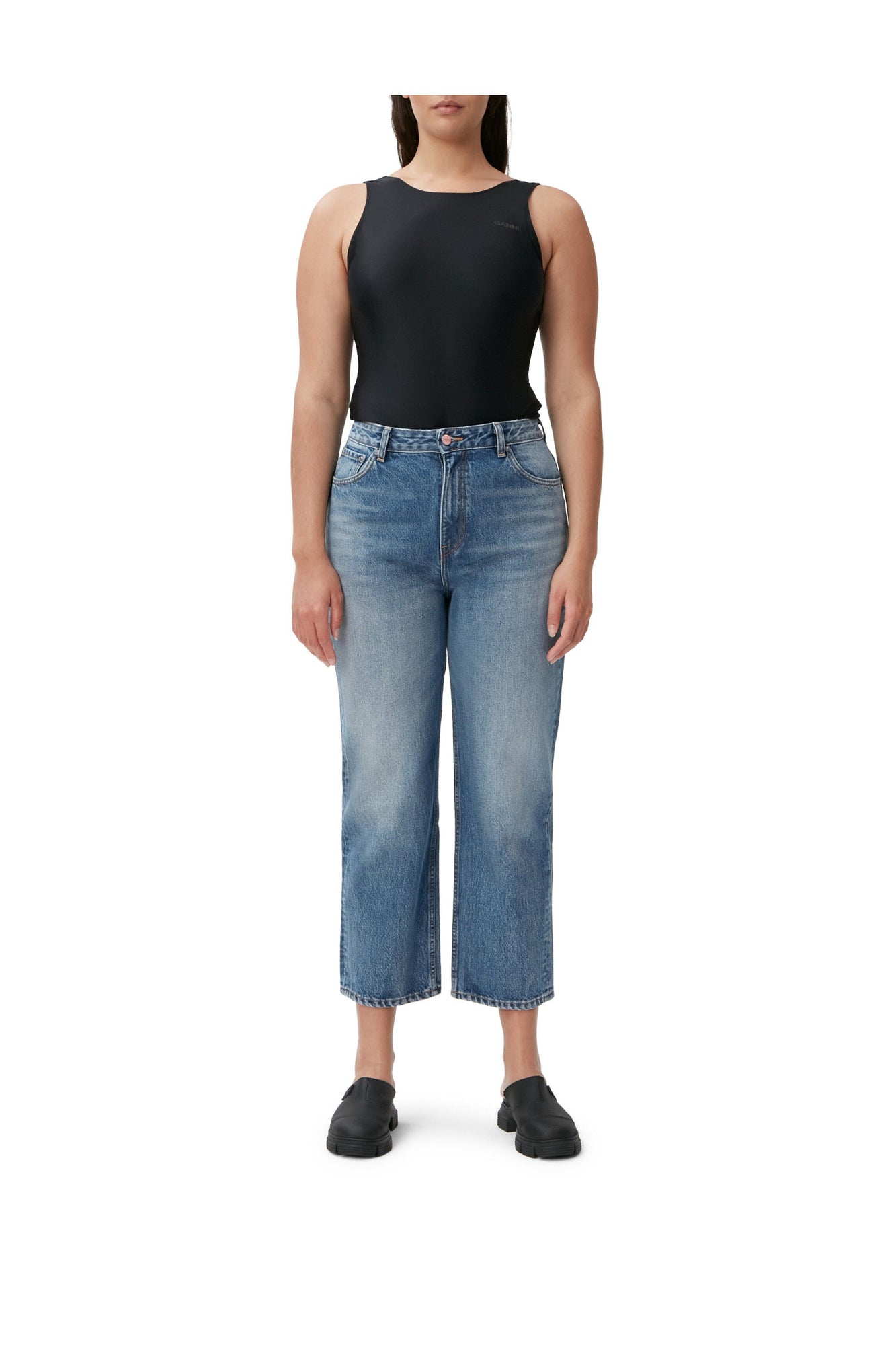 Cropped Jeans | Mid Blue Vintage (V2)