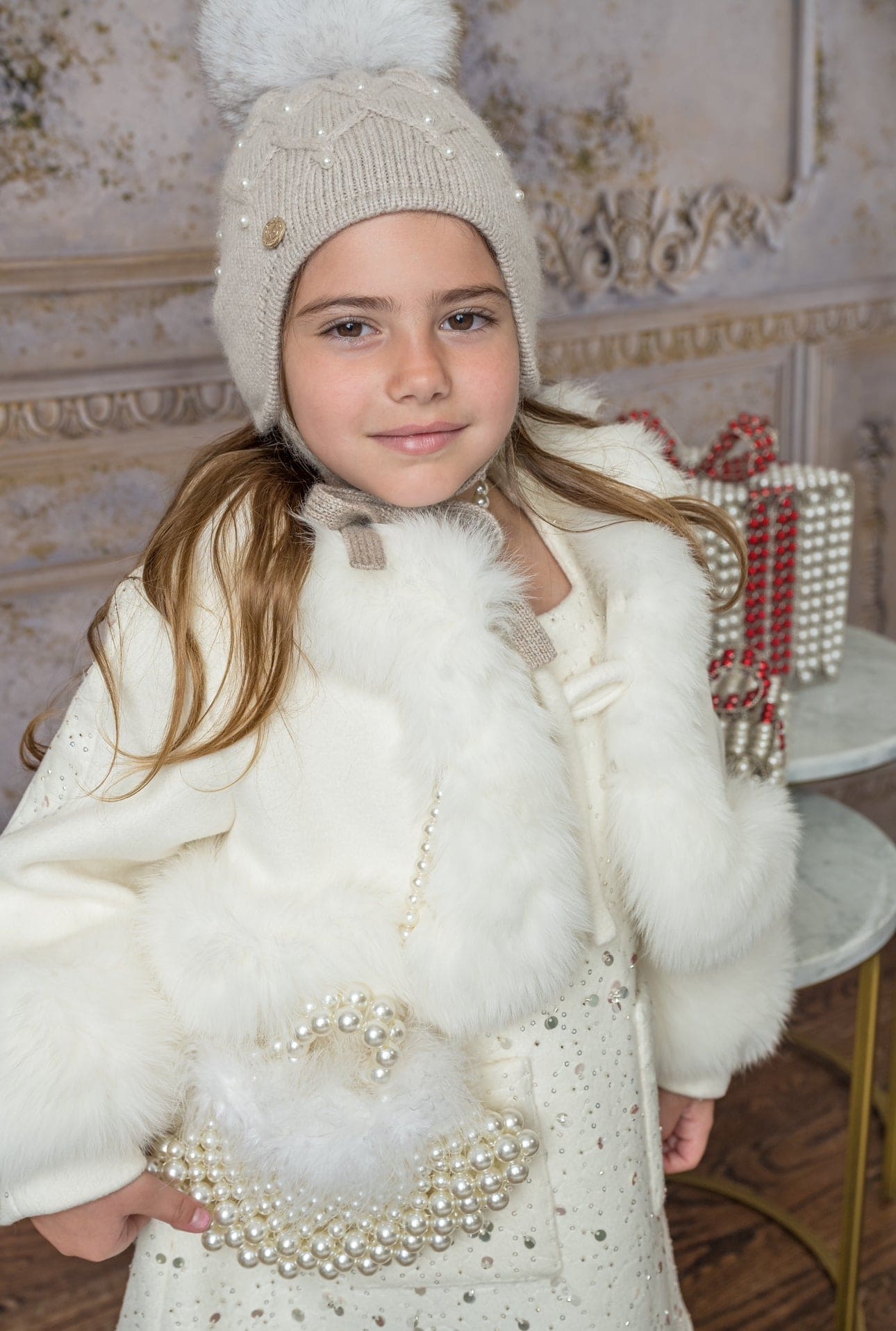 Baby Girls | Marshmallow Wool Coat | Beige