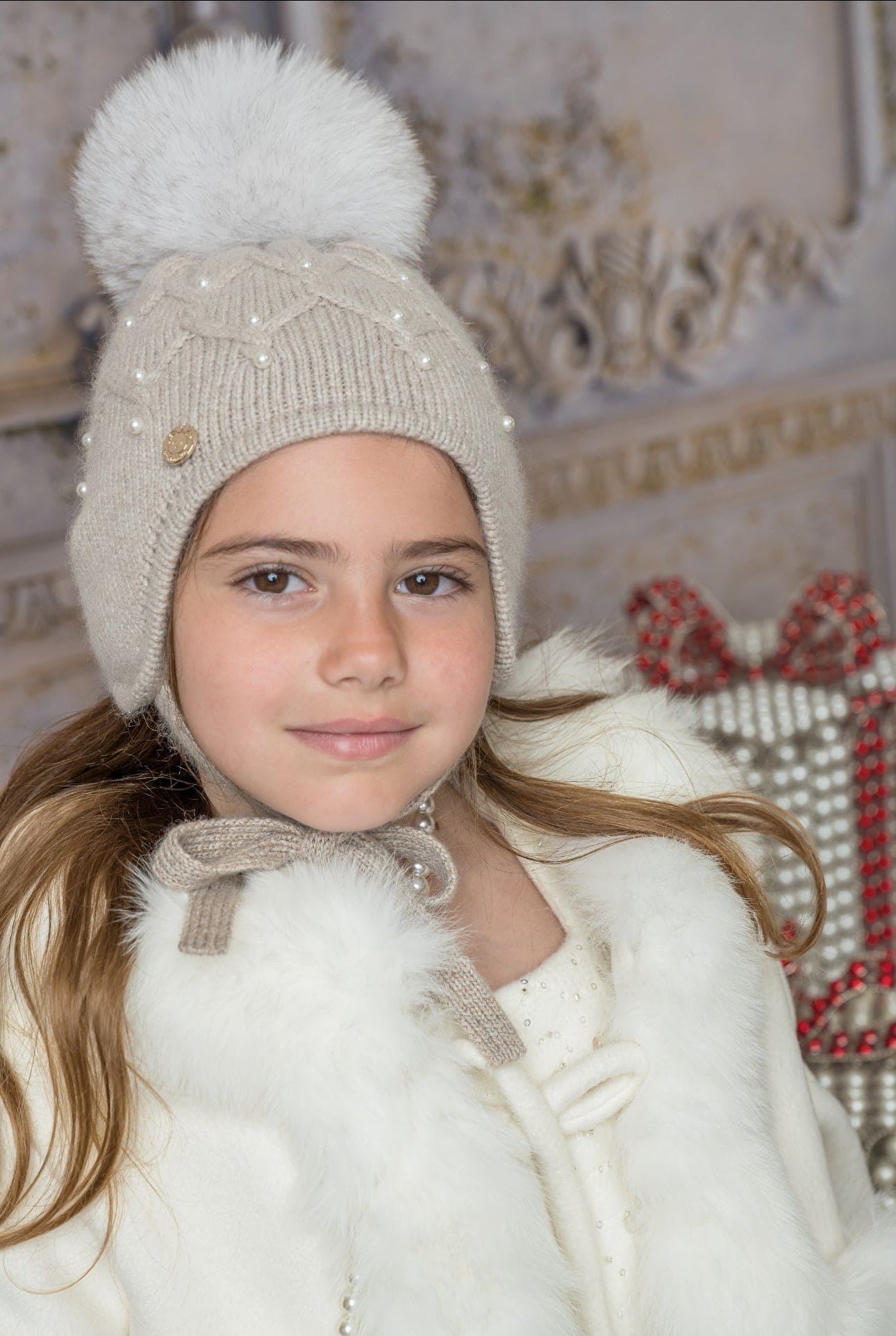 Baby Girls | Karenina Aviator Hat | Pearl