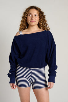 Strut This | The Crawford Sweatshirt | Navy Inside Out