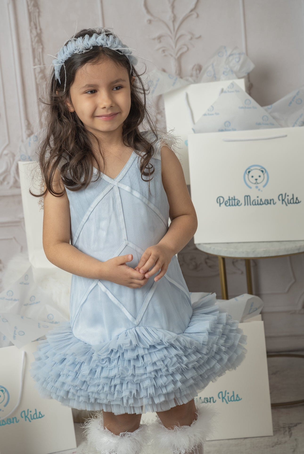 Baby Girls | Skylar Tulle Tutu Dress | Blue