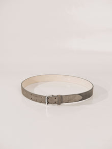 Mini Hutch Suede Light Belt | Grey & Silver