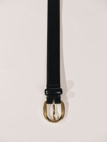Gesa Belt | Black & 24K Gold