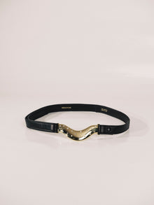 Brancusi Crystal Belt | Black Gold & Crystal