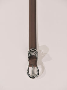 Hollyhock Malt Leather Silver | Malt & Silver