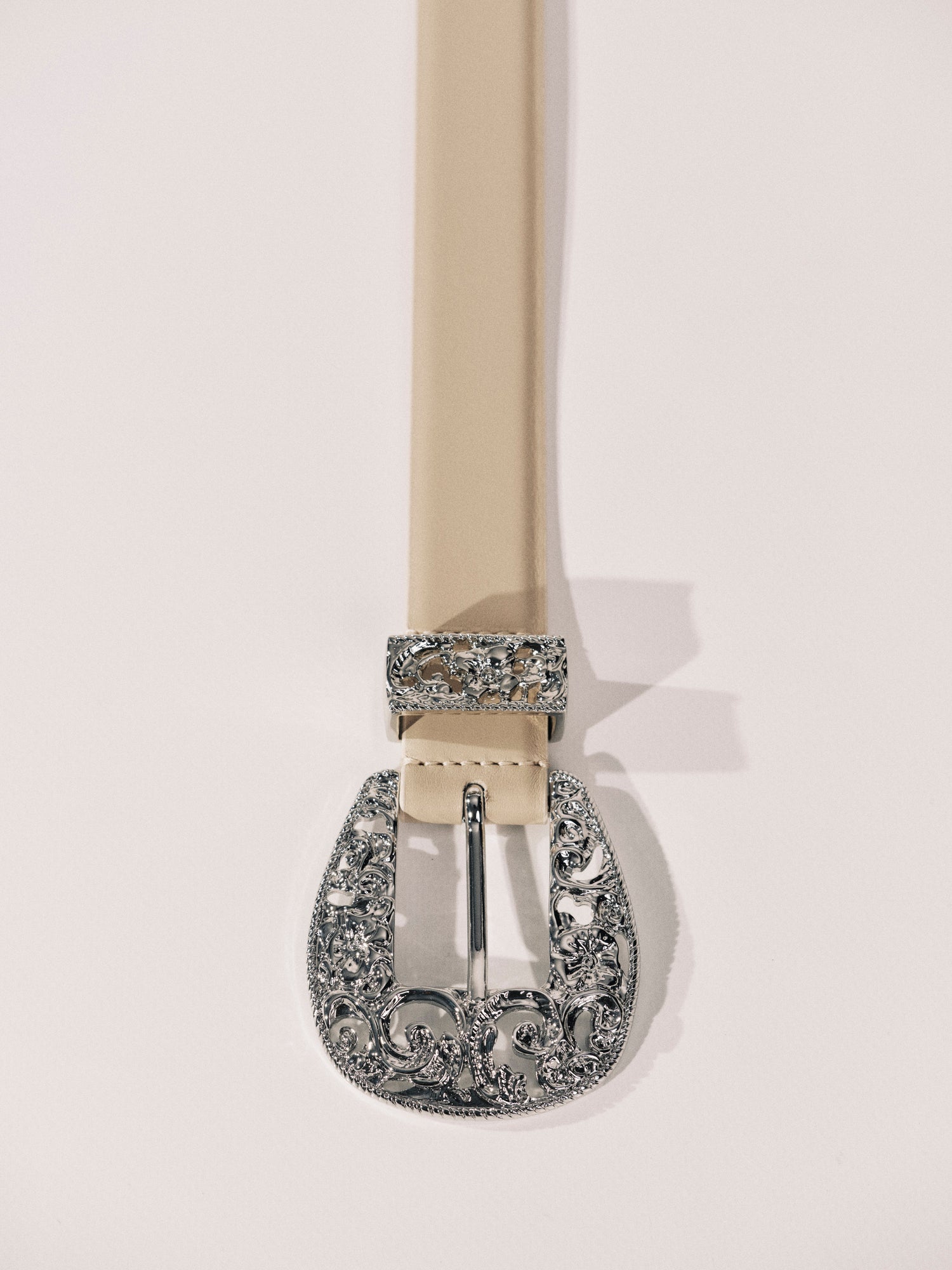 Versaille Belt | Chiffon & Silver