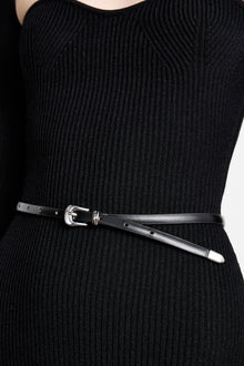 Le Fil Belt | Black & Silver