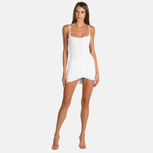 OW Collection Diana Mini Dress | White