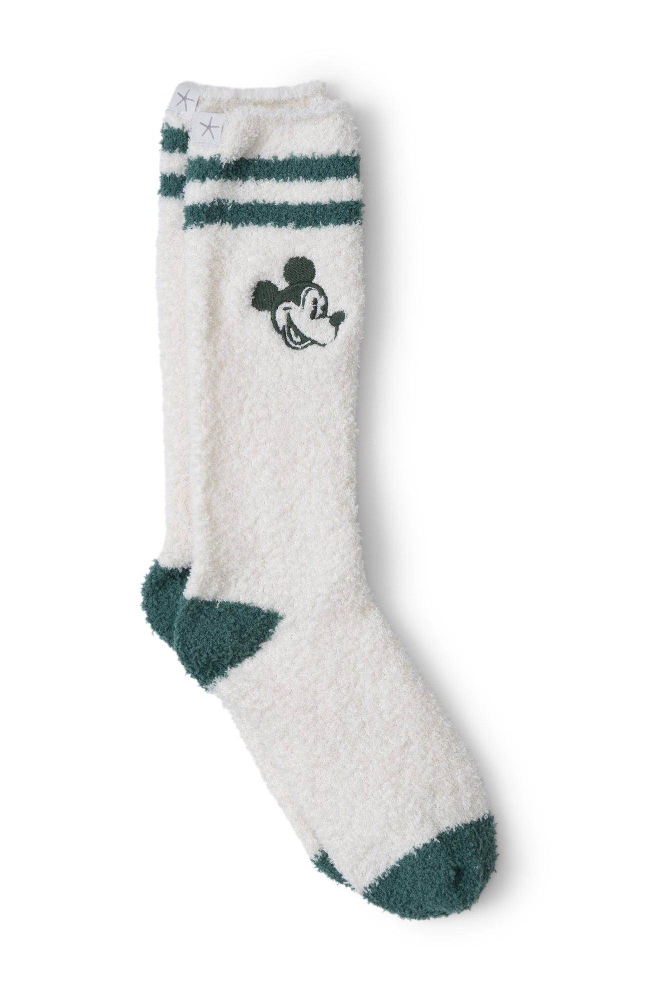 Youth | Cozychic Mickey Athletic Crew Socks | Cream/Pinecrest