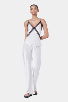 Sadie Top | Cream W/Black
