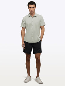 Mens | Crossover Button Up | Signature Fit | Mourning Dove