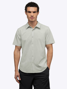 Mens | Crossover Button Up | Signature Fit | Mourning Dove