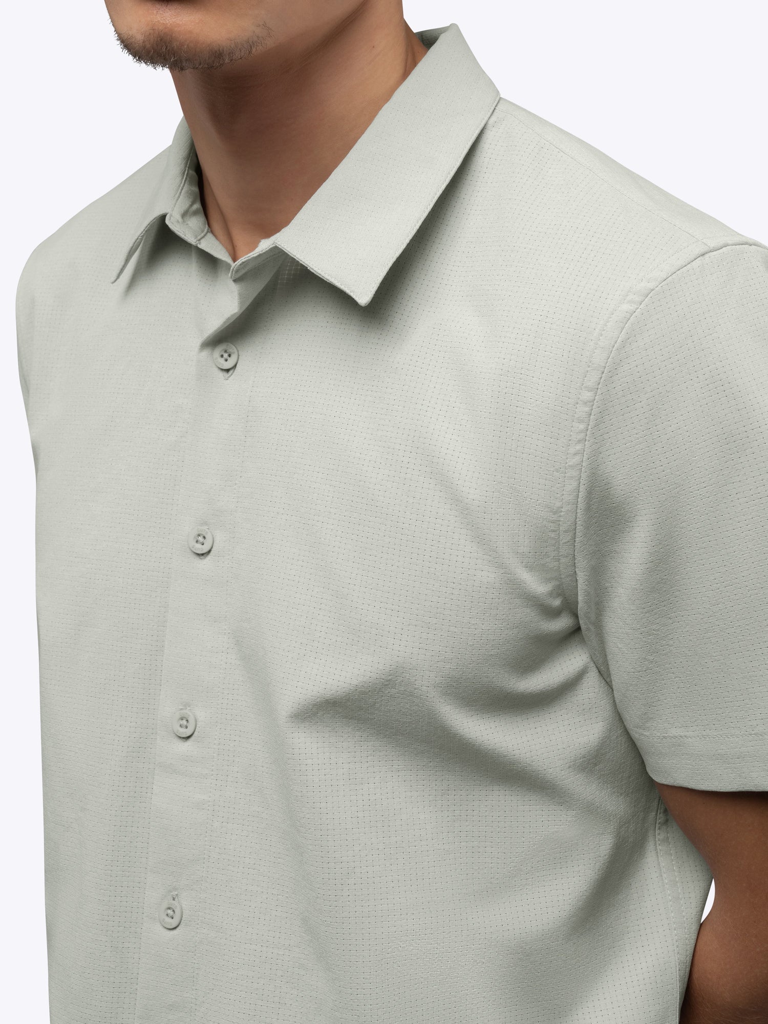 Mens | Crossover Button Up | Signature Fit | Mourning Dove