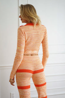 Marigold Wrap Set | Orange Knit