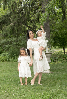 Baby Girls | Blanca Cotton Romper | White