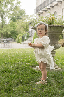 Baby Girls | Blanca Cotton Romper | White