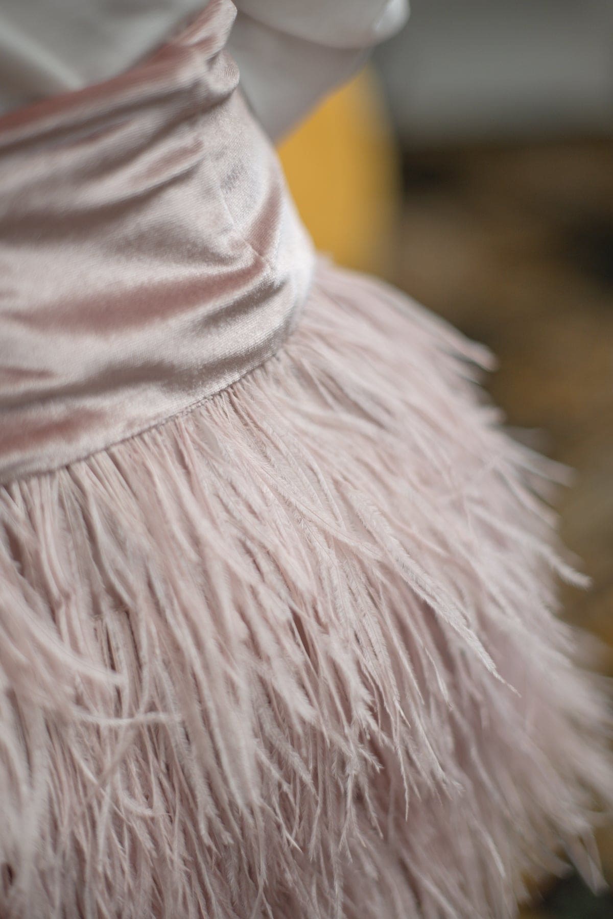 Baby Girls | Feather Skirt | Dusty Pink