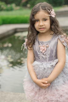 Baby Girls | Mia and Ombré Cupcake Tulle Dress | Grey & Pink