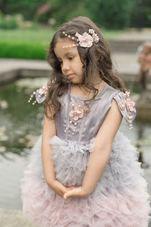 Baby Girls | Mia and Ombré Cupcake Tulle Dress | Grey & Pink