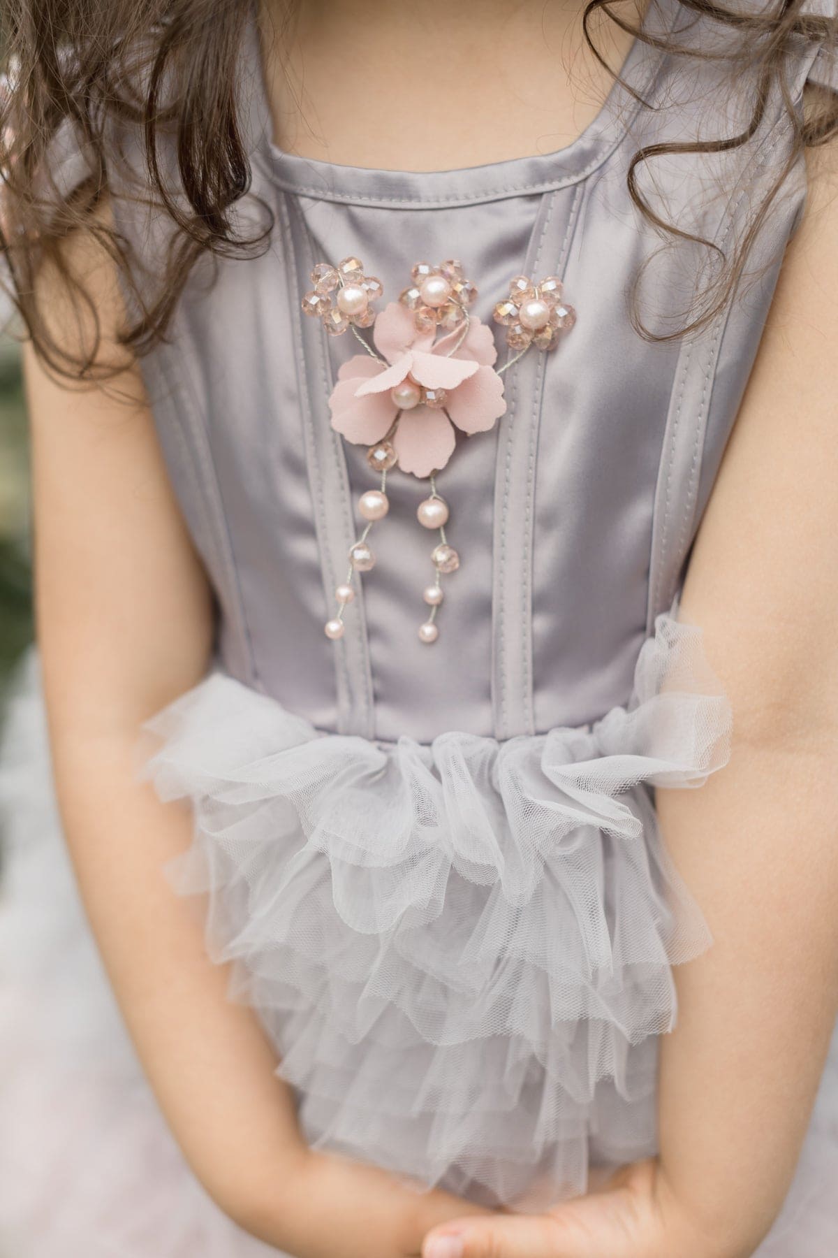Baby Girls | Mia and Ombré Cupcake Tulle Dress | Grey & Pink