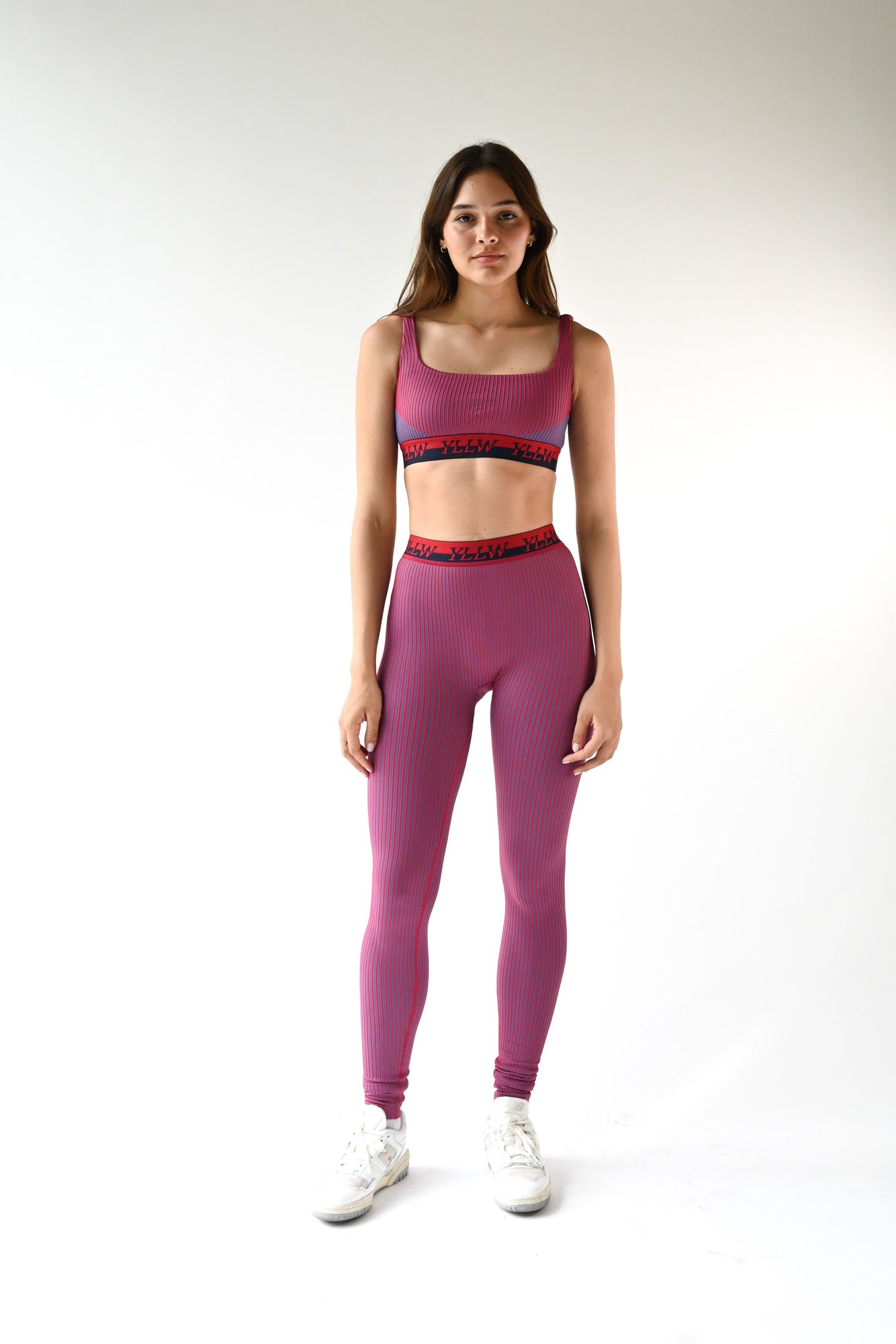 Brice Ribbed Bra | Rouge