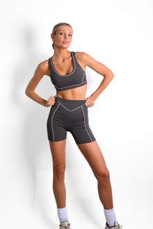 Christopher Contour Shorts | Charcoal