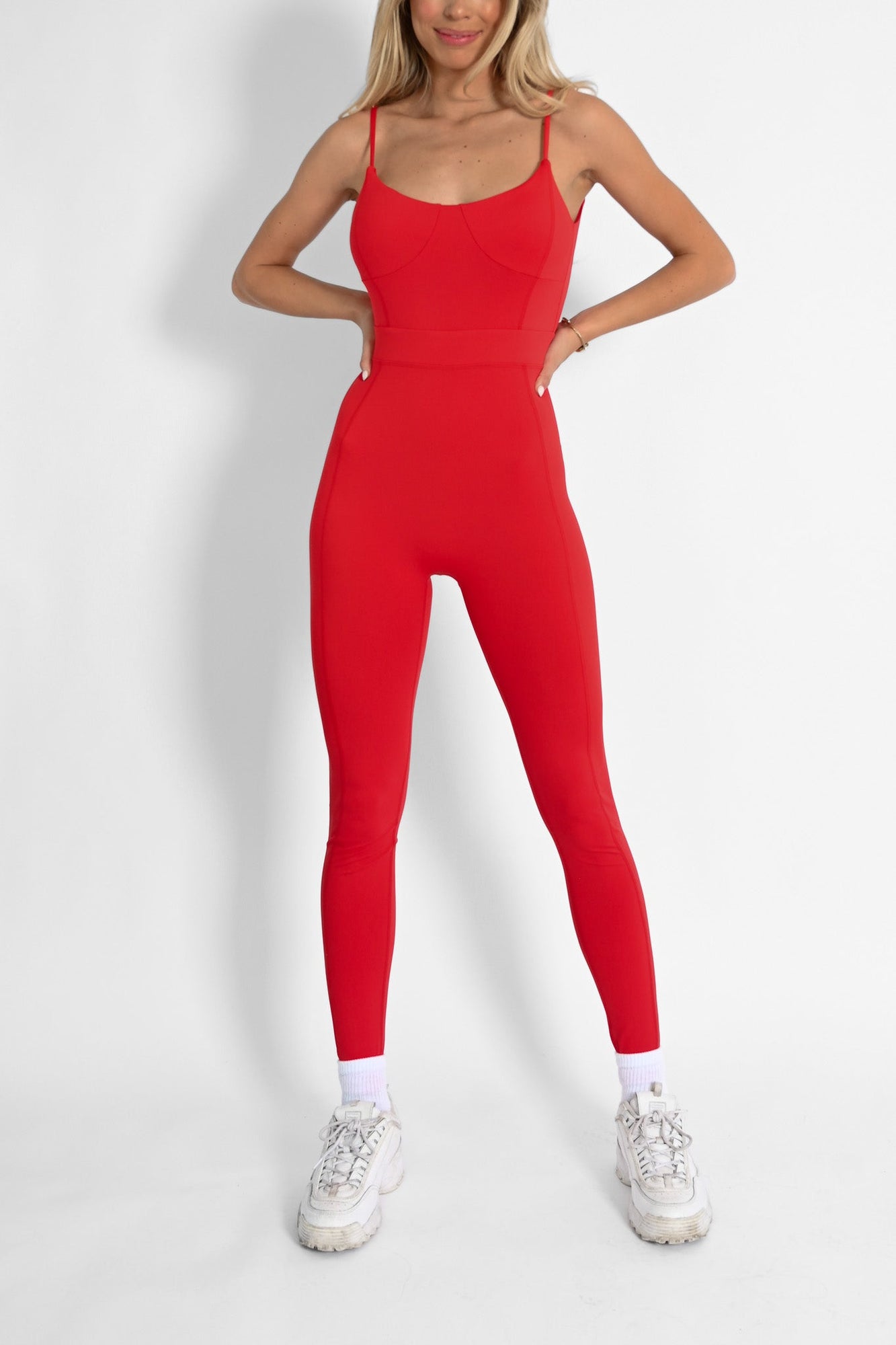 Mackenzie Belted Bodysuit | Ruby