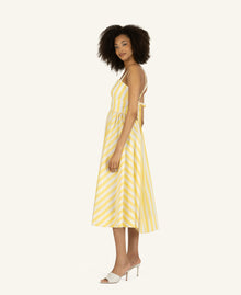 Daisey Dress | Buttercup and White Stripe