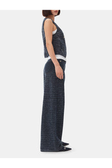 Dark Blue Textured Vest | Rinse