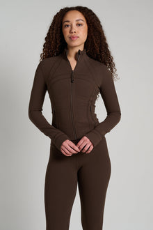 Lululemon | Define Cropped Jacket Nulu | Walnut Crunch