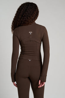 Lululemon | Define Cropped Jacket Nulu | Walnut Crunch
