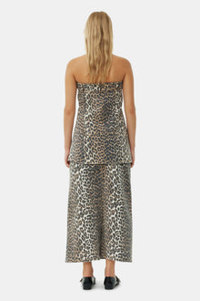 Denim Top | Leopard